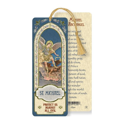 BOOKMARK - ST MICHAEL - LAMINATED