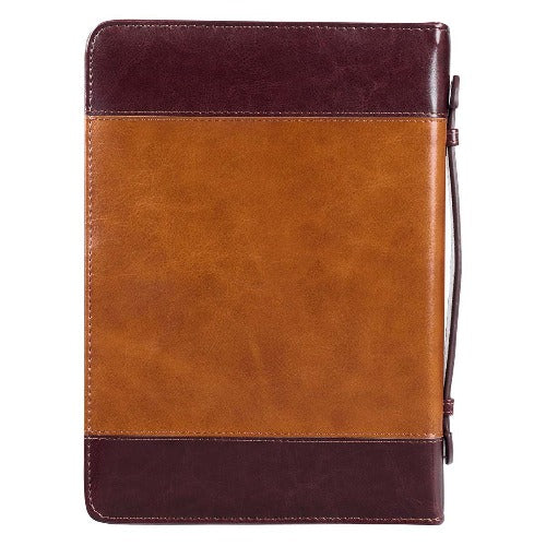 Bible Cover (M) "Stand Firm in Faith" with Bear