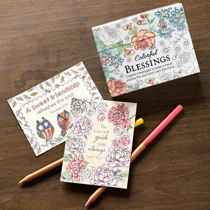 Box of Blessings Colorful Message Cards