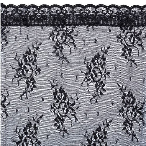 CHAPEL VEIL - BLACK LACE - TRADITIONAL