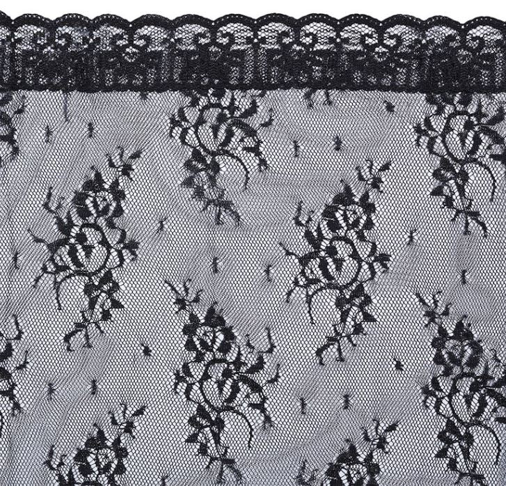 CHAPEL VEIL - BLACK LACE - INFINITY