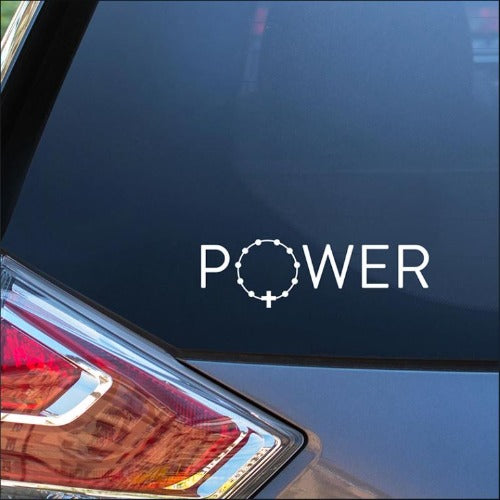 CAR DECAL - ROSARY POWER