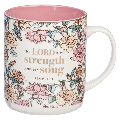 Coffee Mug The Lord Is My Strength 14oz