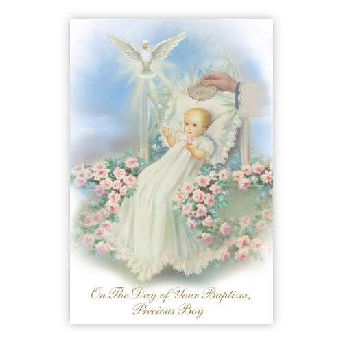 GREETING CARD - BAPTISM - PRECIOUS BOY