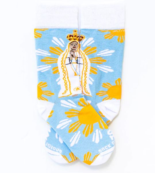 Our Lady of Fatima Adult Socks