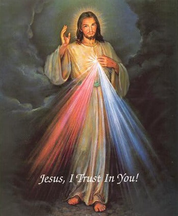 PRINT - DIVINE MERCY - 8" X 10"