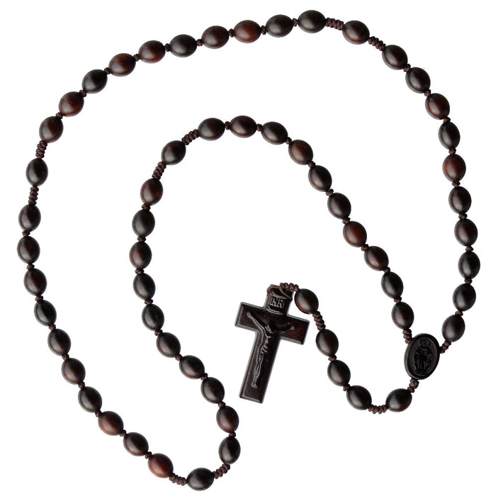 ROSARY - 12mm JUJUBE WOOD OVALS